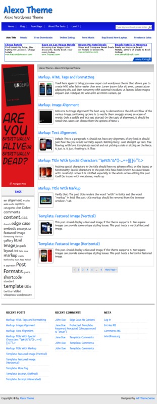 Product picture Alexa theme for wordpress